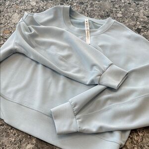 lululemon athletica Light Blue Sweatshirt